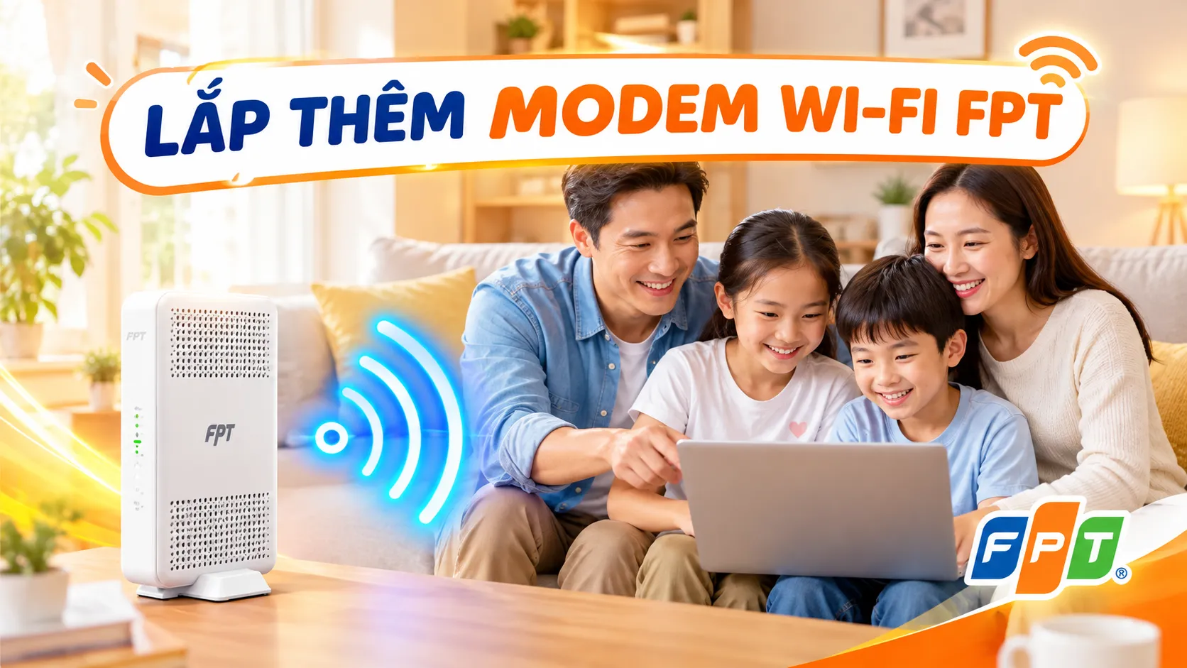 Cách lắp thêm modem Wi-Fi phụ FPT để mở rộng vùng phủ sóng tại nhà